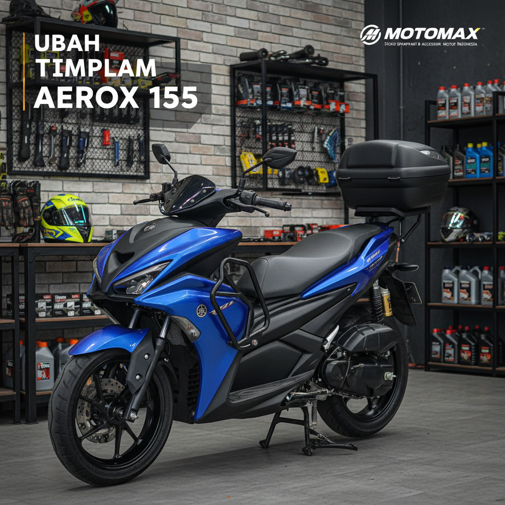 Ubah Tampilan Aerox 155: Bracket Box yang Pas, Fungsional dan Stylish