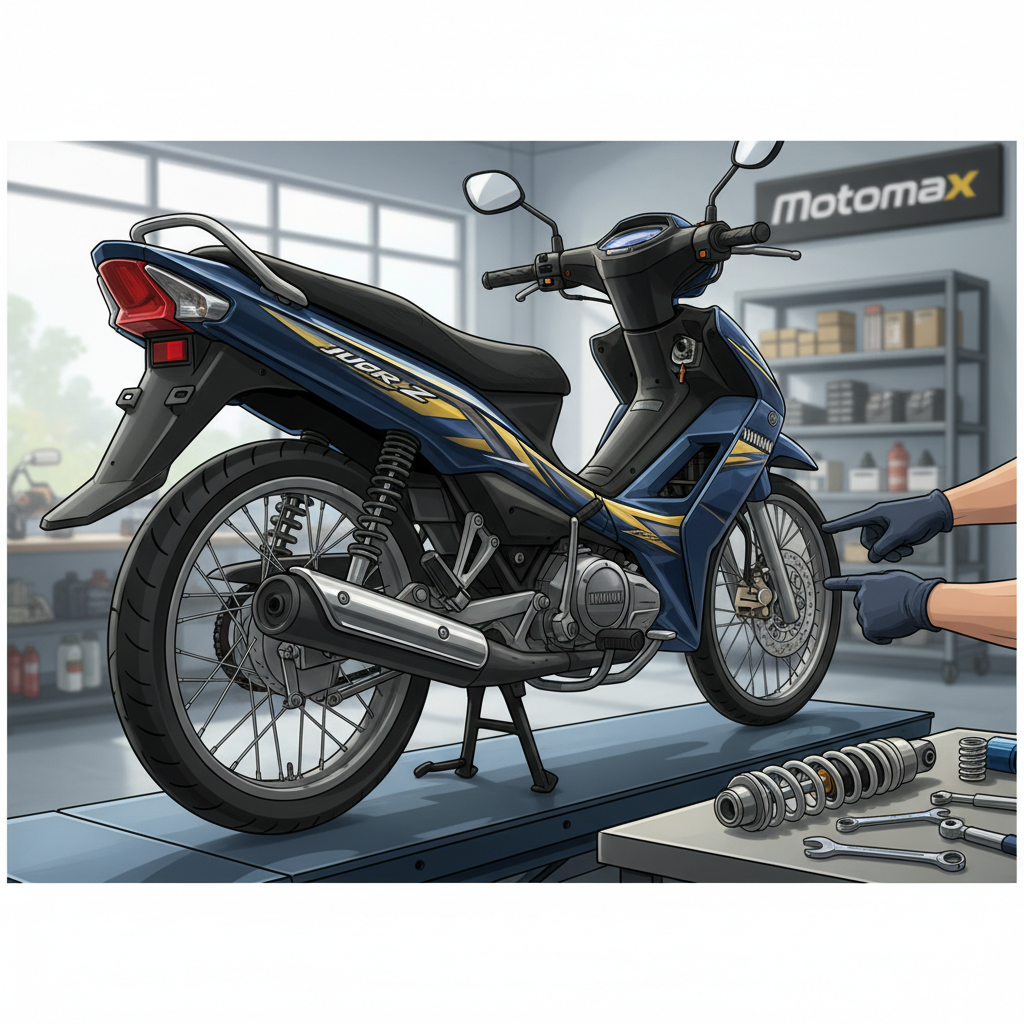 Kenali Tanda Shockbreaker Yamaha Jupiter Z Minta Ganti