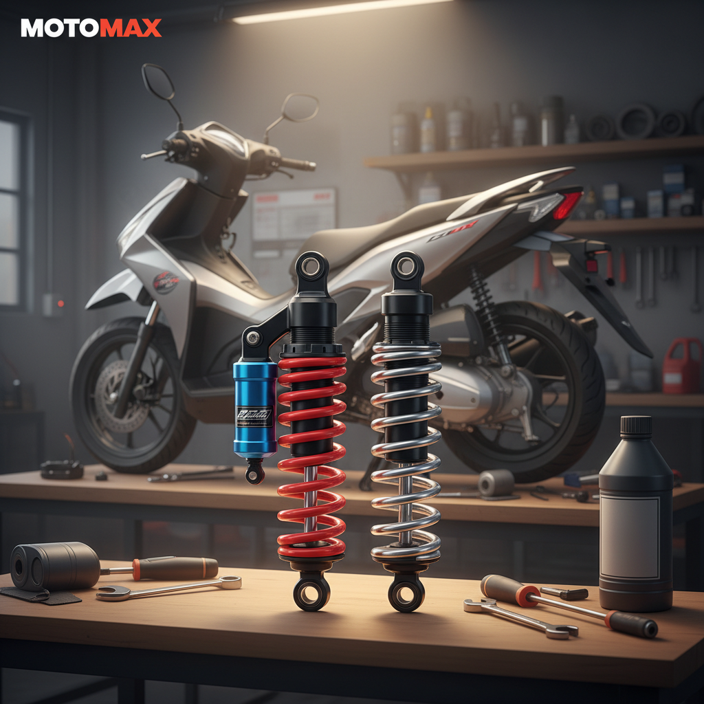 Shockbreaker Gas vs Oli untuk Honda Genio: Pilih Mana Agar Lebih Stabil?