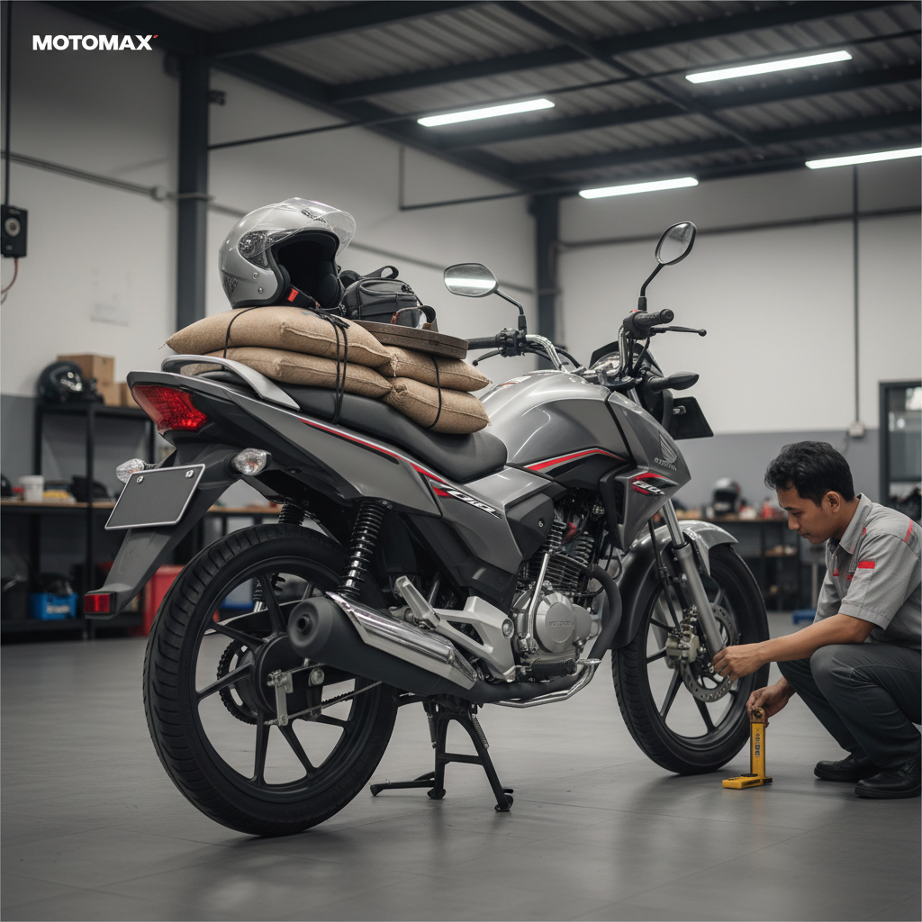 Pengaruh Bobot Pengendara pada Shockbreaker Honda Verza 150