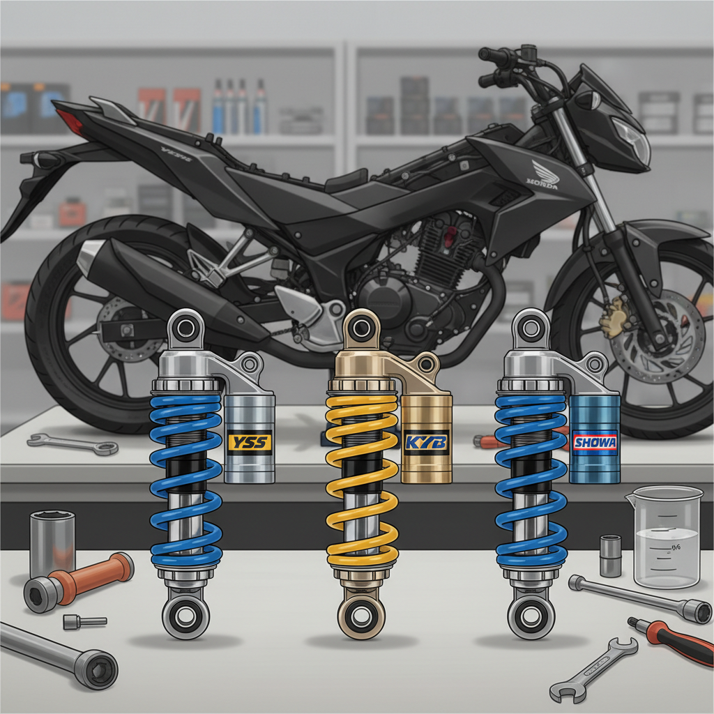 KYB, YSS, Showa: Shockbreaker CB150 Verza Mana Paling Optimal?