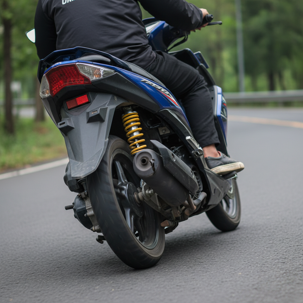 Shockbreaker Mio GT Blong: Bahaya Kecelakaan Mengintai Saat Bermanuver