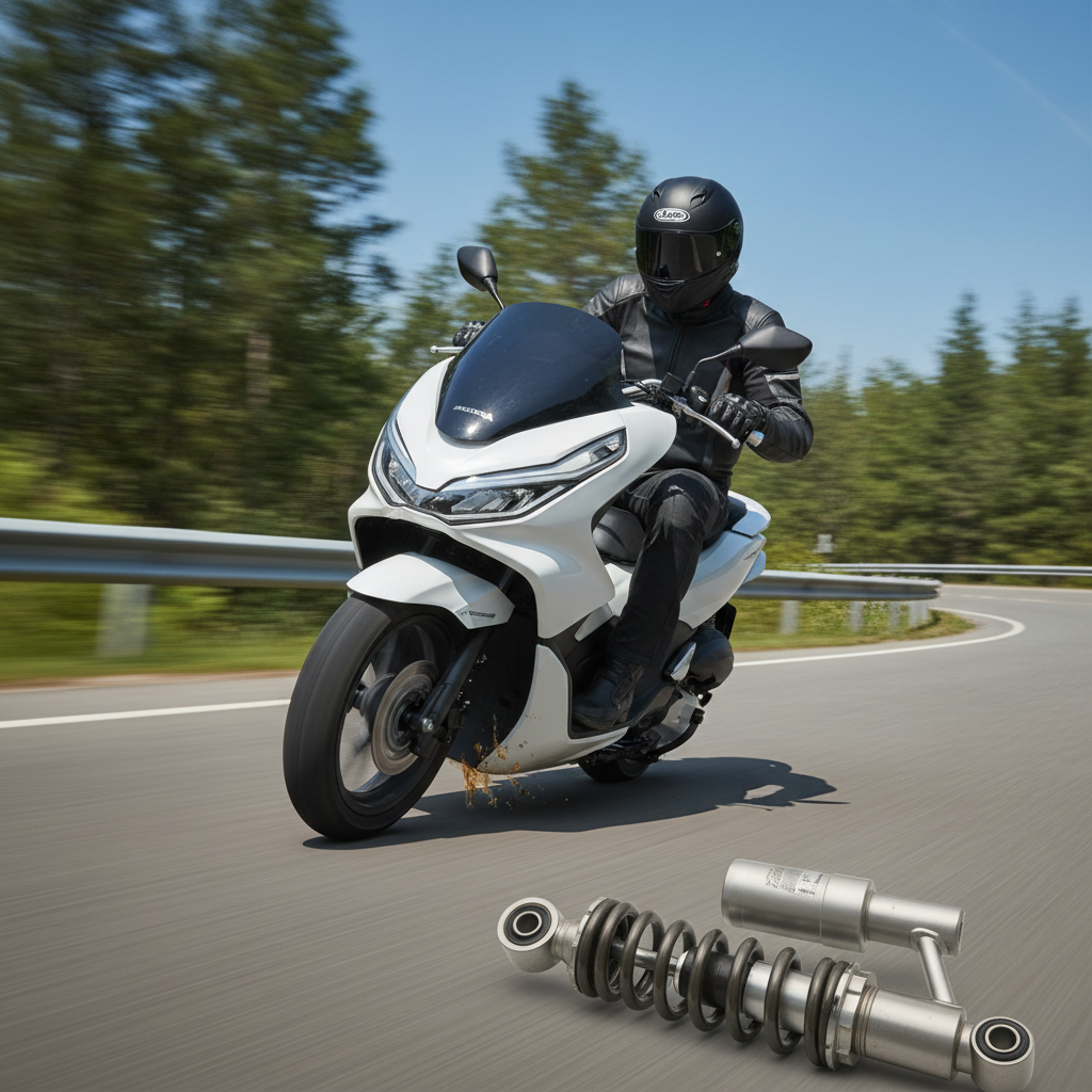 Shockbreaker PCX 150 Loyo: Bahaya Oleng Saat Bermanuver Cepat