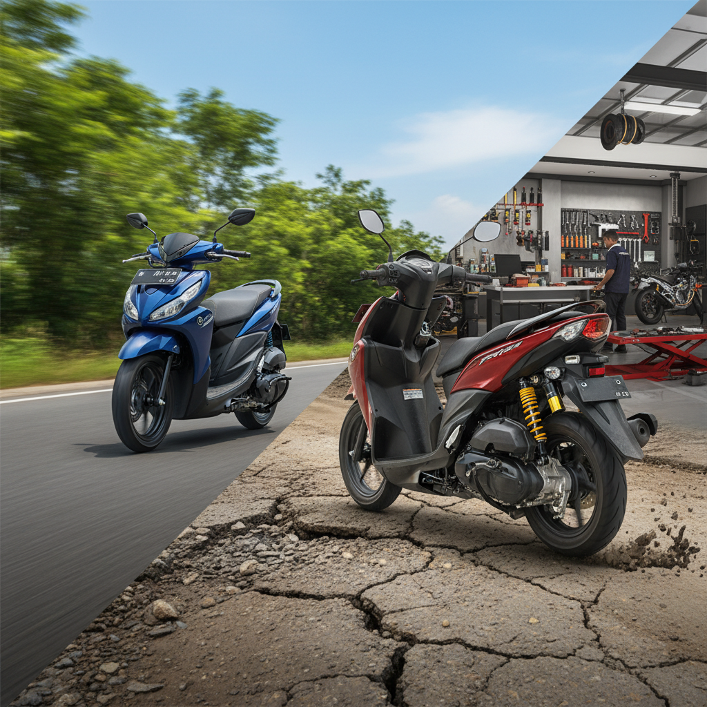 Shockbreaker Yamaha Freego: Pilih yang Tepat untuk Jalan Rusak atau Halus?