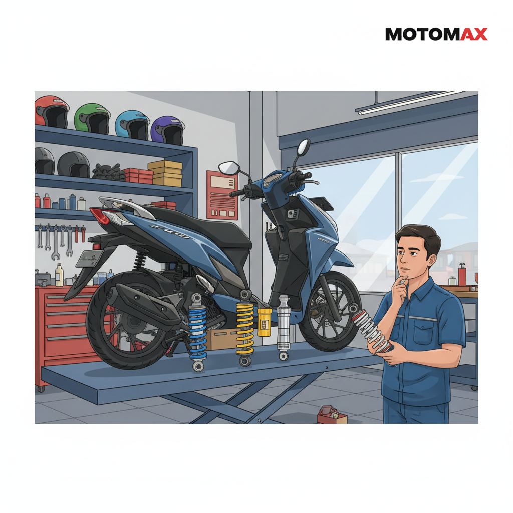 KYB, YSS, atau Showa: Shockbreaker Honda Genio Mana Paling Pas?