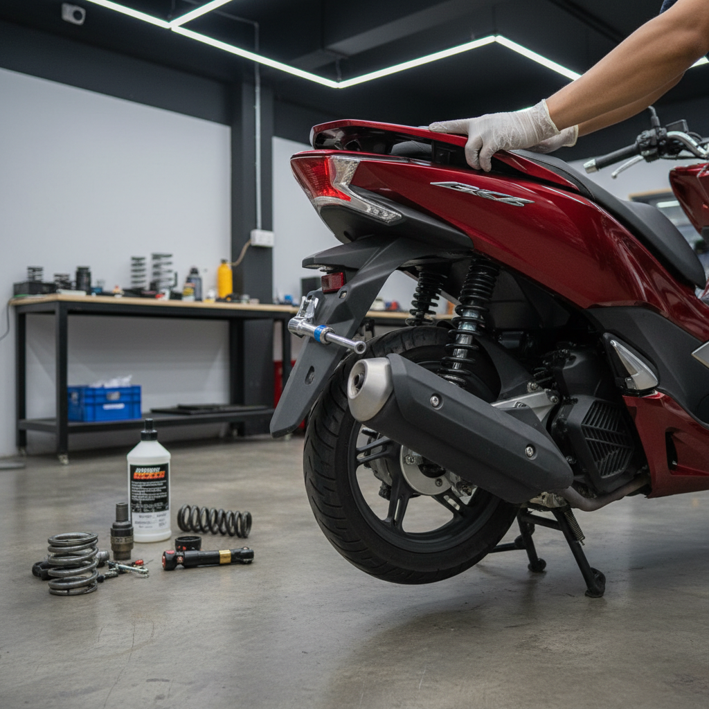 Shockbreaker PCX 160 Terlalu Empuk/Keras: Bahaya Pengereman Tidak Optimal