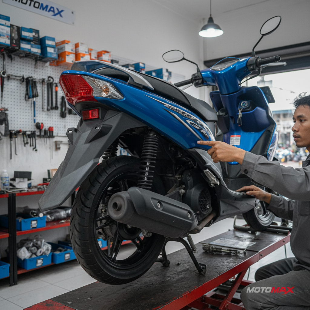 Kenali Tanda Shockbreaker Yamaha Mio Soul GT 115 Mulai Lemah