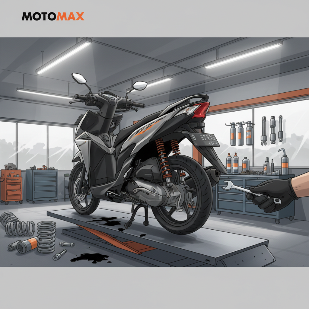 Kebiasaan Buruk yang Bikin Shockbreaker Honda Vario 110 Cepat Rusak
