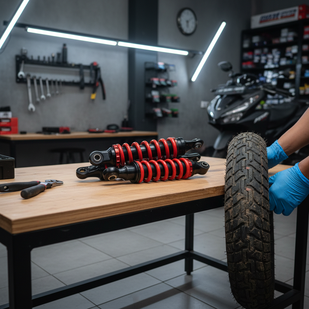 Shockbreaker Vario LED untuk Jalan Bergelombang: Mana Paling Pas?