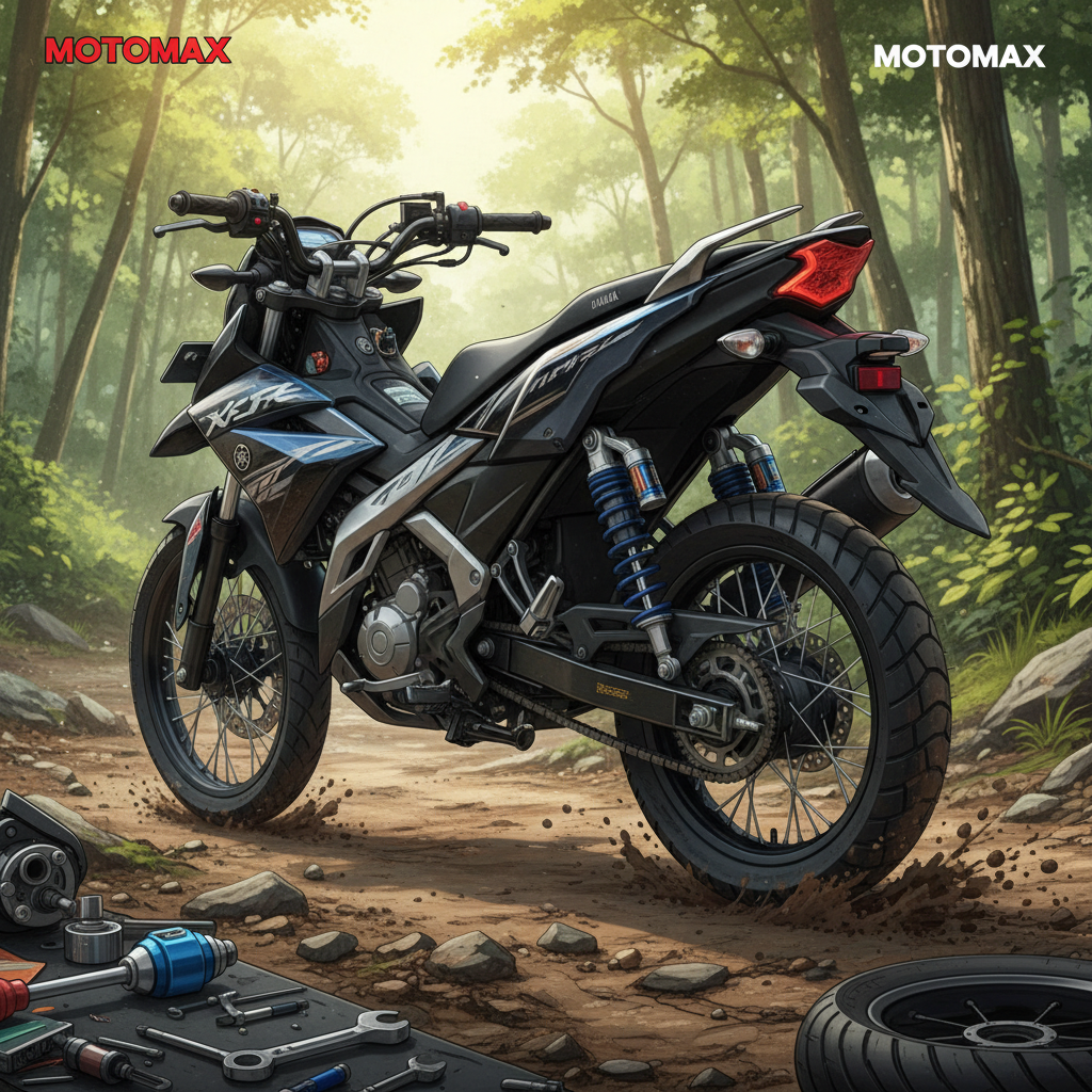 Shockbreaker Yamaha X Ride: Pilih Gas atau Hidrolik untuk Medan Off-Road?