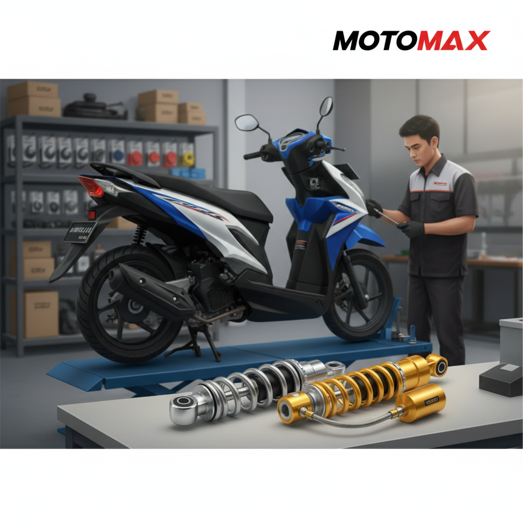 Shockbreaker Honda Beat Sporty: Pilih Tabung atau Non-Tabung untuk Harian?