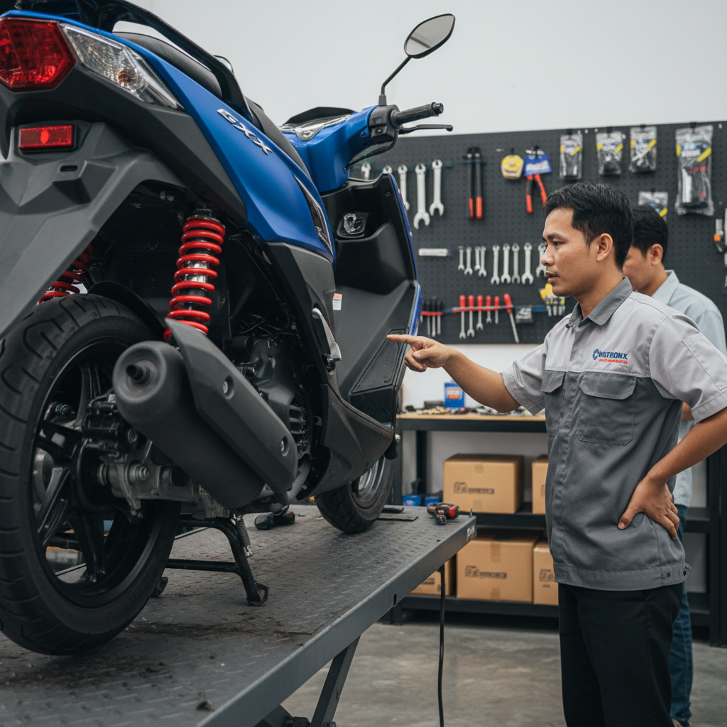 Shockbreaker Yamaha Gear Rusak: Bikin Cepat Pegal & Bahaya Saat Bermanuver?