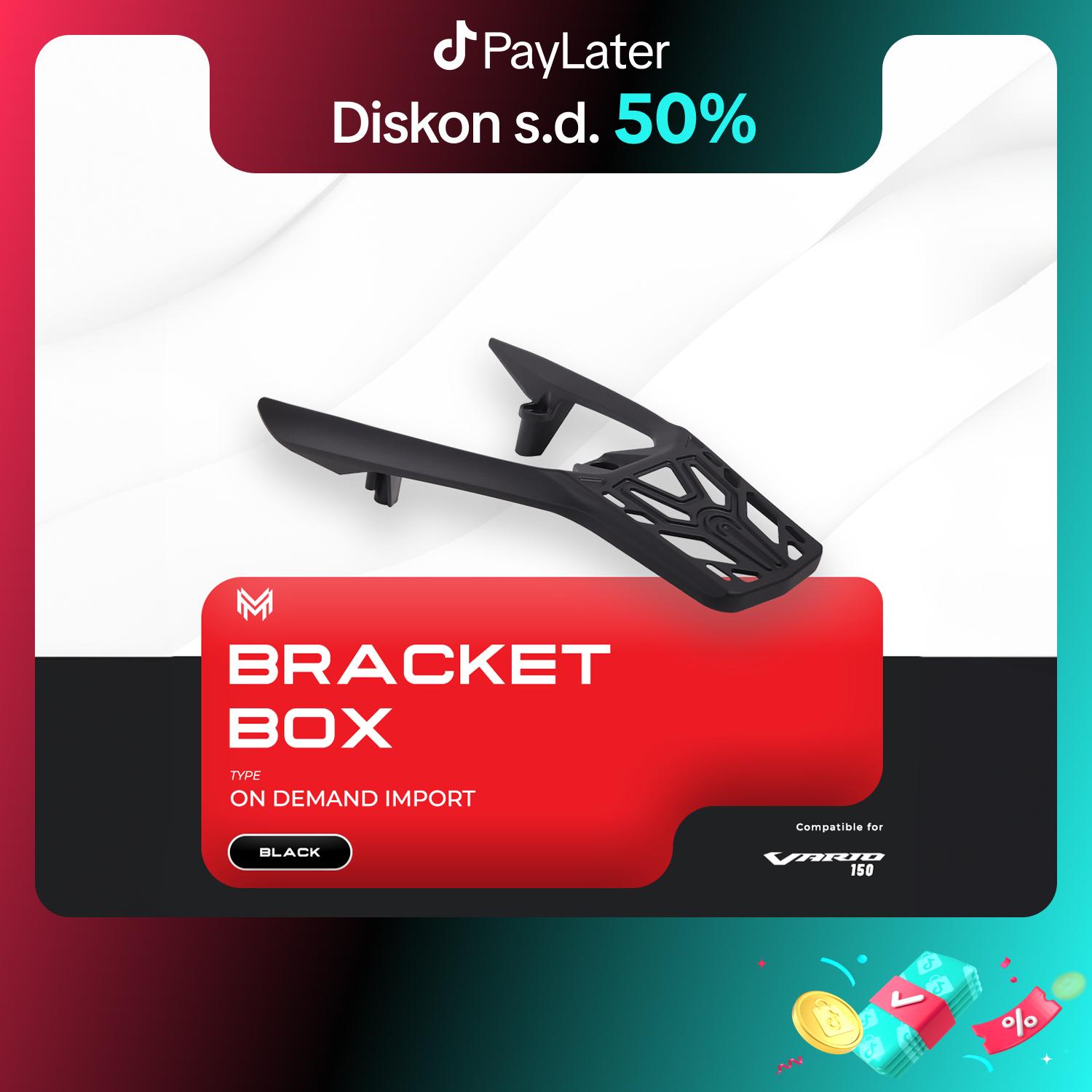 BREKET / BRACKET BOX ON DEMAND TORKNITE HONDA CLICK/VARIO 125-150 V5 vario  125
