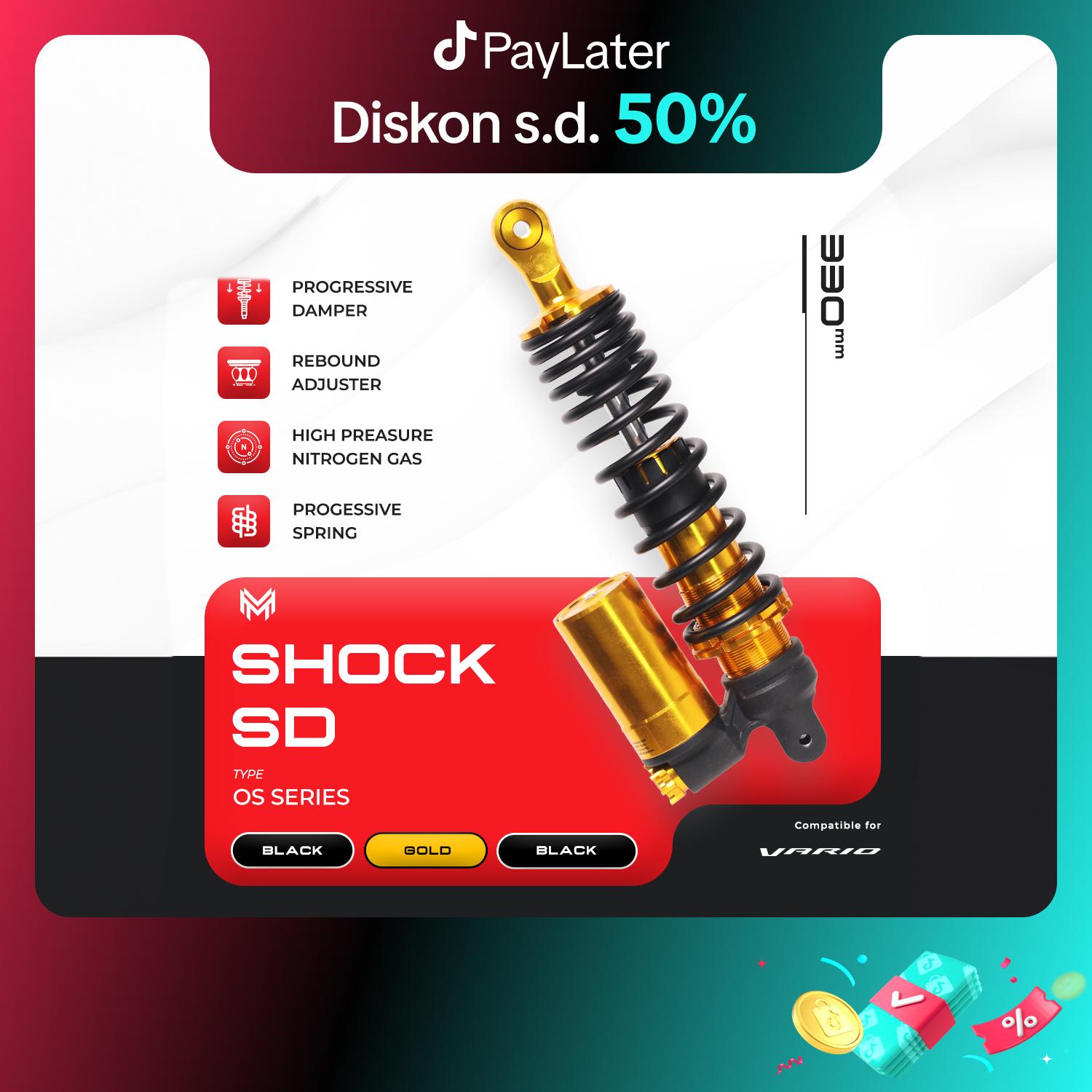 SD Doctor 330mm  Os Series : VARIO PREMIUM SUSPENSION ORIGINAL 100% - Shockbreaker tabung nitrogen Foto Kendaraan