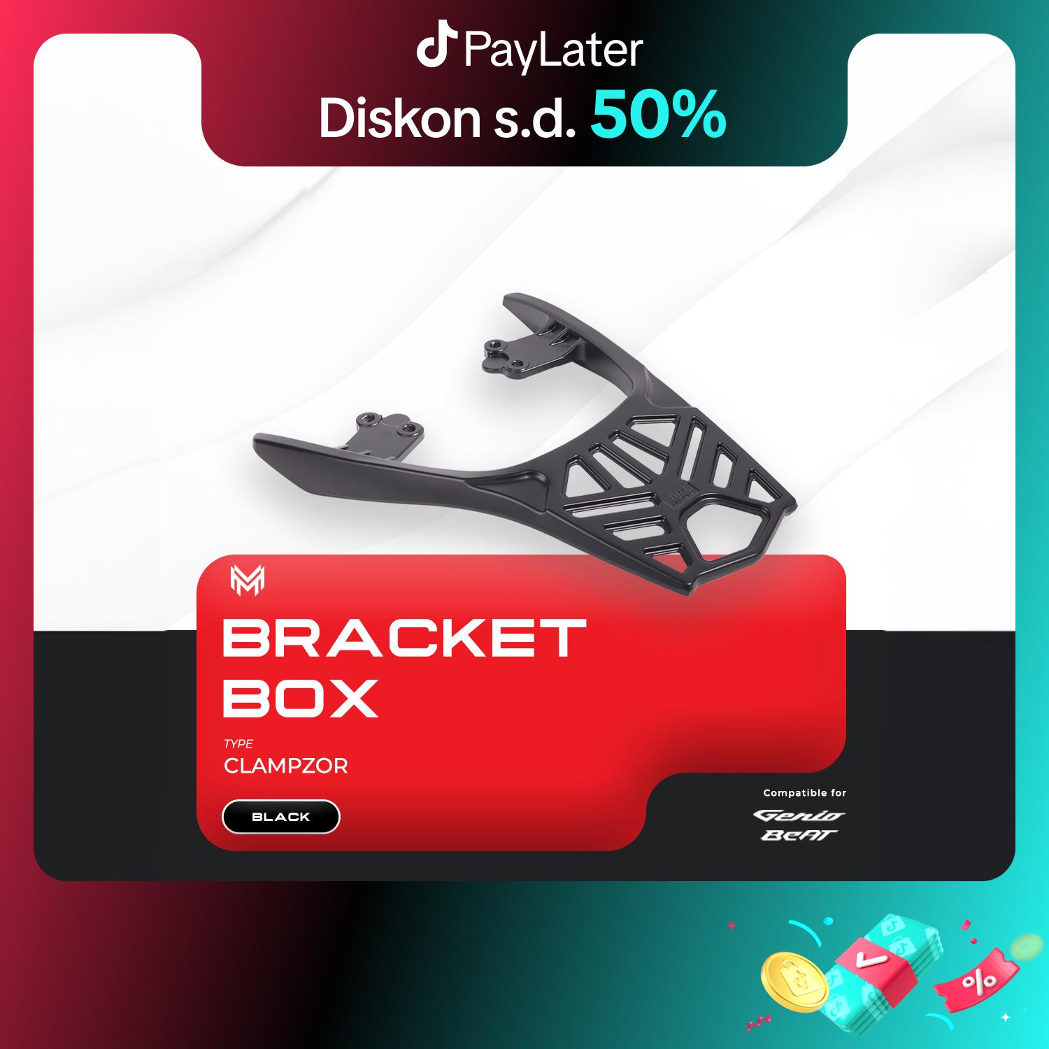 BREKET / BRACKET BOX ON DEMAND IMPORT HONDA BEAT, GENIO Motor Motorcycle