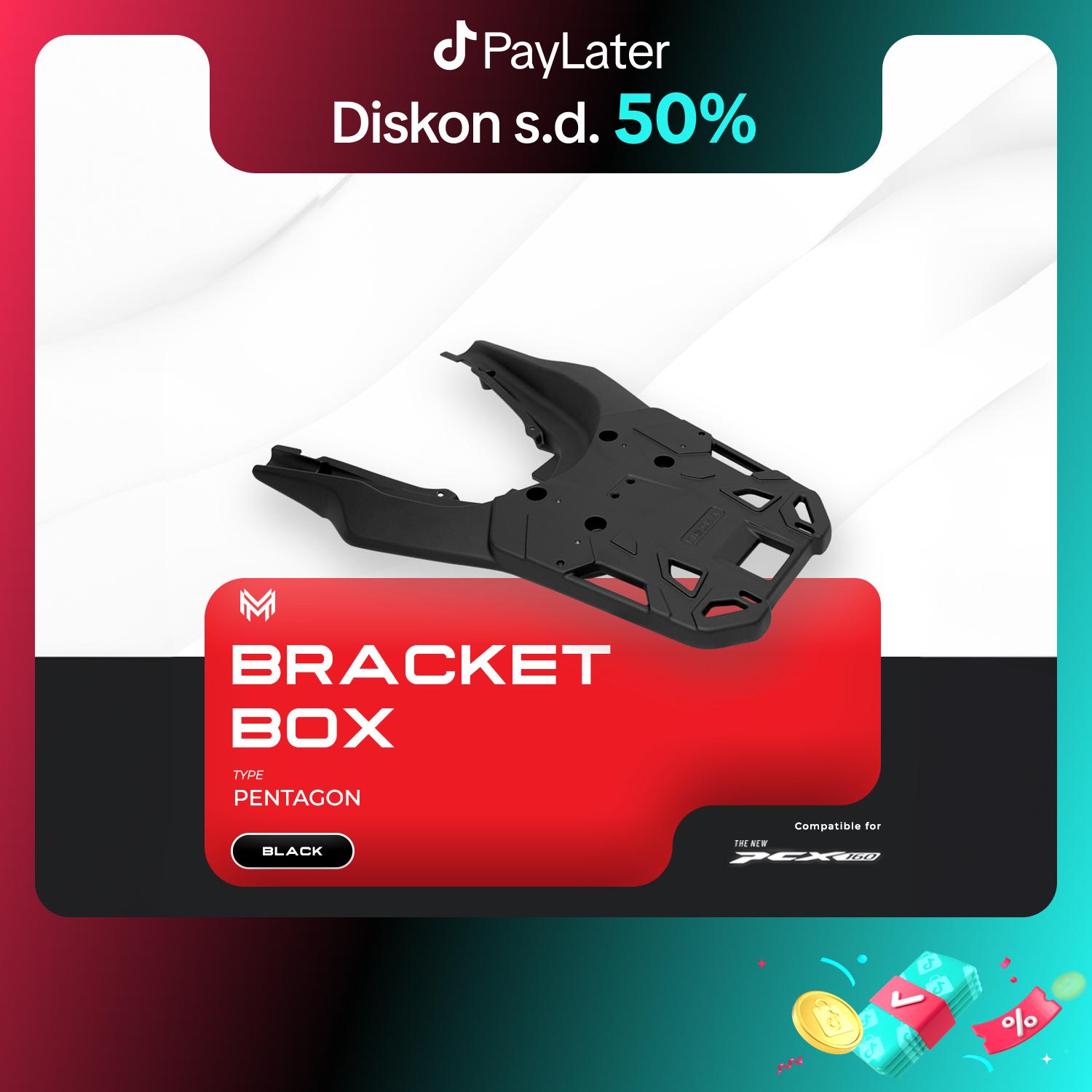 BREKET / BRACKET BOX ON DEMAND HONDA PCX 160 PENTAGON